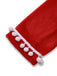 [Prévente] Peignoir à capuche en fausse fourrure Noël rouge et pompons des années 40
