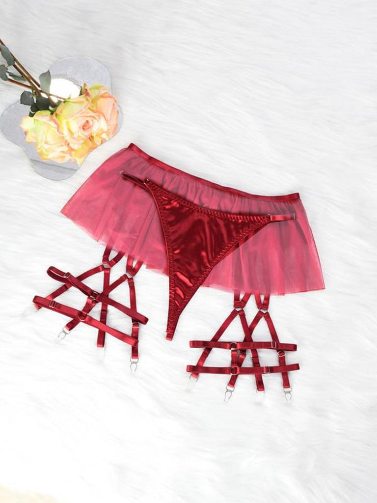 Ensemble pyjama patchwork en maille nœud années 1960