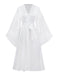 White 1950s Lace Sleepwear Classic Two Piece Set