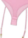 Ensemble 4 Pièces Lingerie Body Tutu Ballet Pailleté Rose Années 60