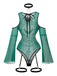 Set Lingerie Céleste Whimsigoth à Épaules Dénudées Années 1980