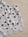 Set Pyjama Babydoll en Dentelle Chat Halloween Années 1950