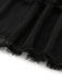 Nuisette Babydoll en Dentelle et Tulle avec Nœud Noir Années 1970