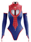 Body Pyjama Spider-Man Découpe Cœur Manches Détachables Années 1980