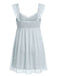 Nuisette babydoll résille volants et nœud années 1950
