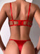 Ensemble lingerie vert à découpes, nœud et fines bretelles années 1930 - 14