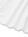 Chemise de Nuit Maxi en Satin Dentelle Strass Fendue Blanc Années 50