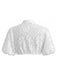 3PCS Haut Blanc & Robe Col Carré Florale & Tablier Pailleté Rose Années 1950 7