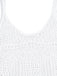 Ajouré U-Neck Side Slit Cache-Maillot Années 1980 3