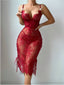 Nuisette corset transparente dentelle années 1960