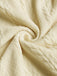 Pull en maille beige faux boutonnage années 1960