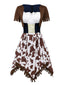 Robe de cow-girl western des années 1940 avec fouet