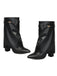 Bottes Vintage Mi-Mollet en Suédine à Talon Carré - 10