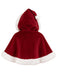 [Prévente] Cape Rouge de Noël à Capuche et Bordure en Fausse Fourrure Années 1950 - 2