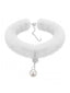 Collier pendentif flocon neige plume blanche et perles