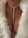 Collier de Corps Halter à Perles Blanches - 1