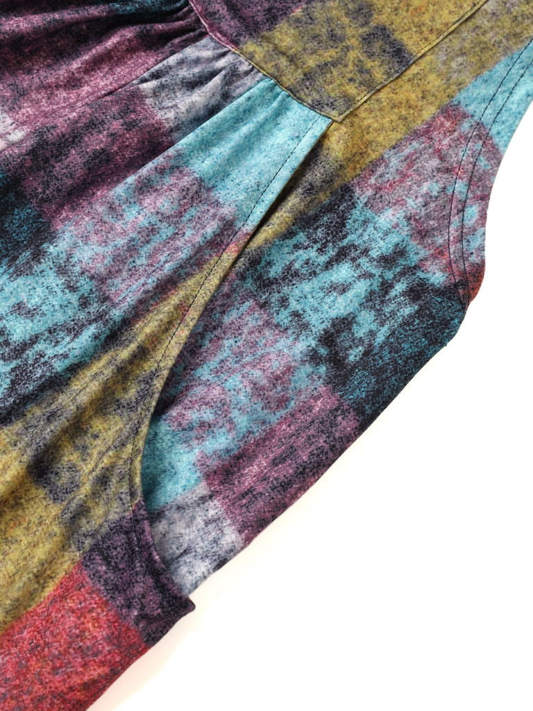 Combinaison à carreaux poches et jambes larges années 1940