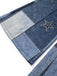 [Prévente] Ensemble veste en suédine à étoiles et franges et pantalon évasé imprimé denim années 1970 - 13