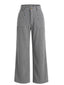 Pantalon Gris en Velours Côtelé à Jambes Larges et Poches Plaquées Années 1950