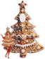 Robe-costume Noël forme sapin pain d’épices années 1970