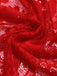 [Prévente] Robe évasée rouge à fleurs, dentelle, décolleté cœur et nœud années 1950 - 6