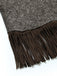 [Prévente] Veste Marron en Maille Effet Laine à Revers et Ourlet Frangé Années 1970 - 5