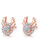 Clous d'Oreilles Alliage Zircon Rétro Antlers