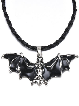 Collier Pendentif Chauve-Souris Toussaint Halloween