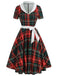 Robe Rockabilly Swing Vintage Année 50 Carreaux Soirée Cocktail Chic