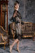 Robe Charleston Vintage Gatsby Année 20 à Franges Paillettes Soirée Cocktail