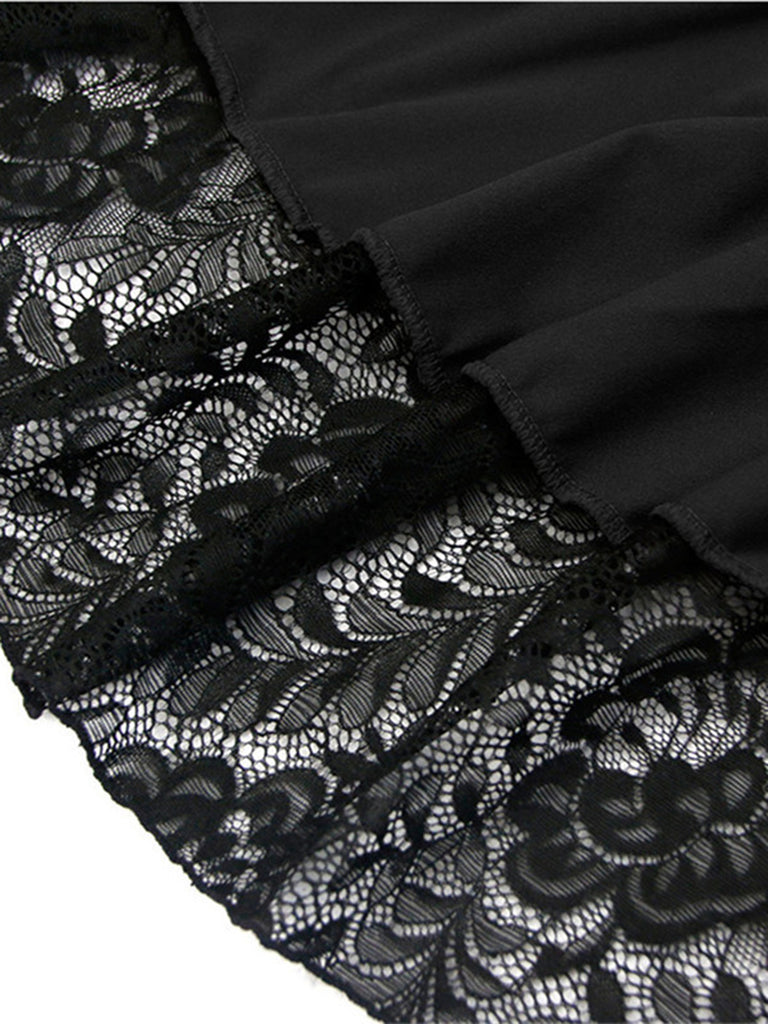Jupe à Volants Dentelle Fleur Déguisement Gothique Steampunk Halloween