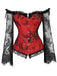 Gothic Corset Vampire Fleur Dentelle Bal Déguisement Steampunk