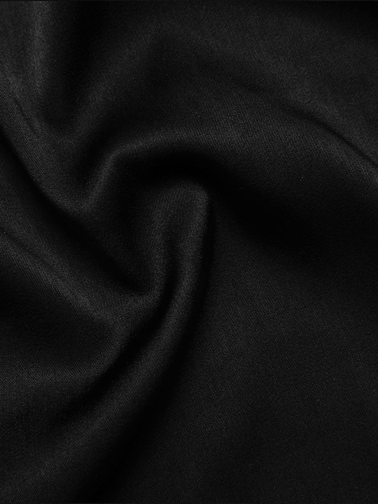 Robe noire à épaules dénudées pour Halloween des années 1950