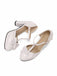 Chaussures Mary Jane à talons épais avec nœud bride en T