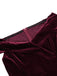 Robe Crayon Vintagr Année 60 Bordeaux en Velours Soirée Cocktail