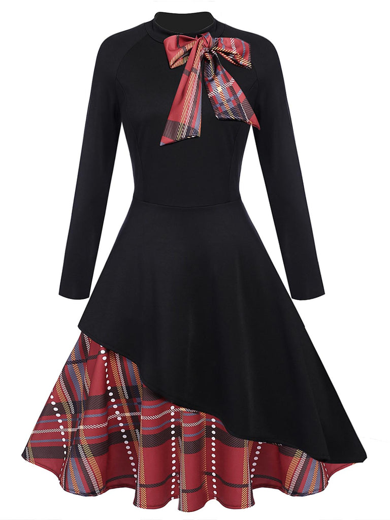 Robe Rockabilly Vintage Année 50 Patchwork Soirée Cocktail