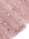 Robe Années 50 Trapèze Rose en Dentelle à Paillettes Étoilées Cocktail