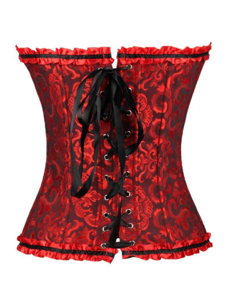 Steampunk Gothique Dentelle Hors Épaule Corset