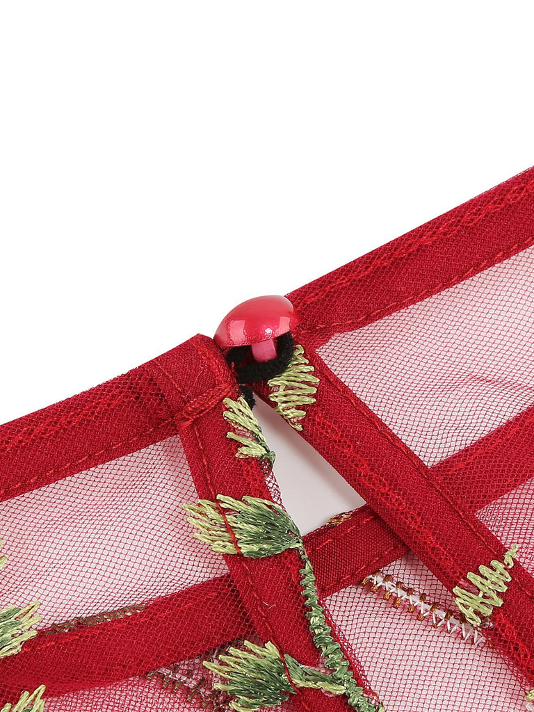 Robe trapèze sans manches en gaze à fleurs des années 1950