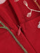 Robe trapèze sans manches en gaze à fleurs des années 1950