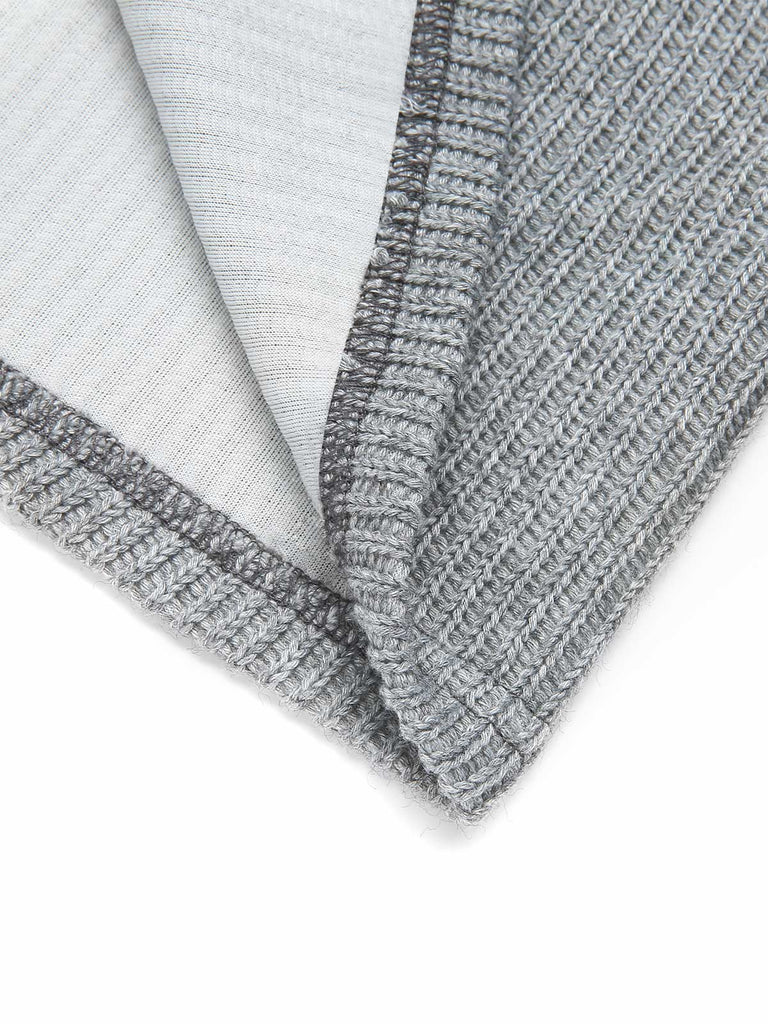 Robe crayon patchwork à carreaux grise années 1960