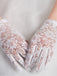 Gants Transparents en Dentelle Florale