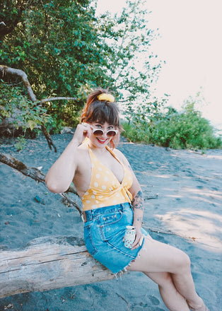 Maillot de Bain Pin Up Une-pièce pour Femmes