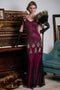 Robe Charleston Vintage Année 20 Gatsby Maxi à Paillettes Soirée Cocktail