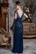 Robe Charleston Vintage Année 20 Gatsby Maxi à Paillettes Soirée Cocktail