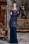 Robe Charleston Vintage Année 20 Gatsby Maxi à Paillettes Soirée Cocktail