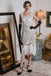 Robe Charleston Blanc Vintage Années 20 à Franges Paillettes Gatsby