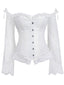 Gothic Corset Vampire Fleur Dentelle Bal Déguisement Steampunk